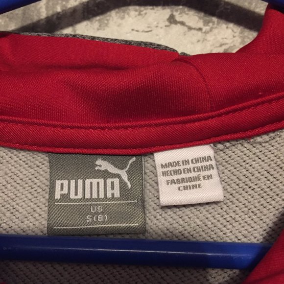 Puma Boy's Zip-Up Hoodie Size Small - Picture 3 of 6